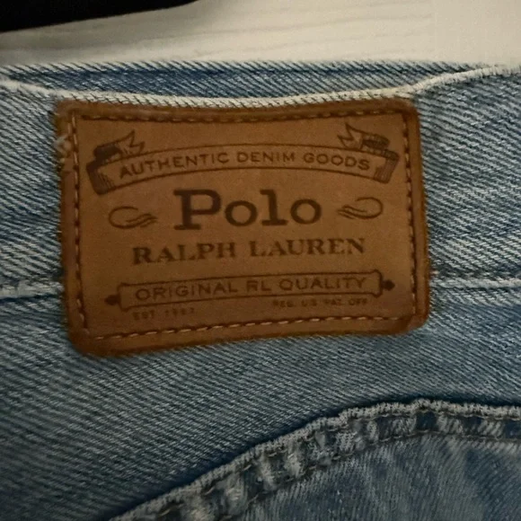 Ralph Lauren Light Blue Distressed Jeans - Picture 5 of 8